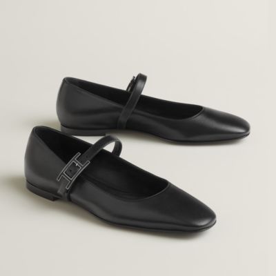 HERMES エルメス ジェーン バレエシューズ フラットシューズ　size37 バレエシューズ 《ジェーン》 - ブラック | Hermès - エルメス-公式サイト